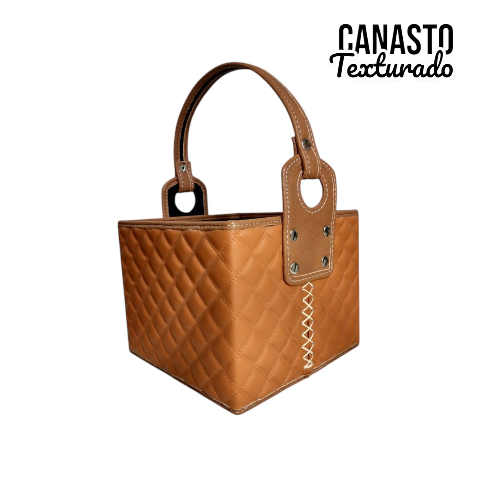 CANASTA MATERA ECOCUERO BAG104VC - Imagen 2