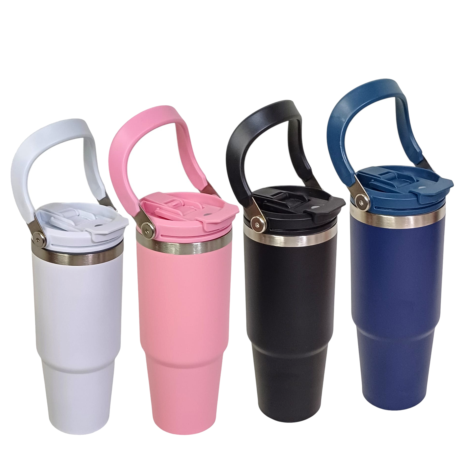 VASO TERMICO DOBLE BOQUILLA CON MANIJA 900ml - MAT153