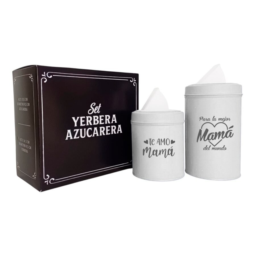 SET DE YERBERA Y AZUCARERA EN CAJA SET622P - Imagen 5