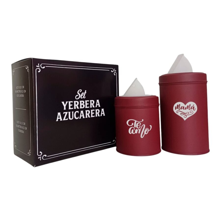 SET DE YERBERA Y AZUCARERA EN CAJA SET622P - Imagen 4