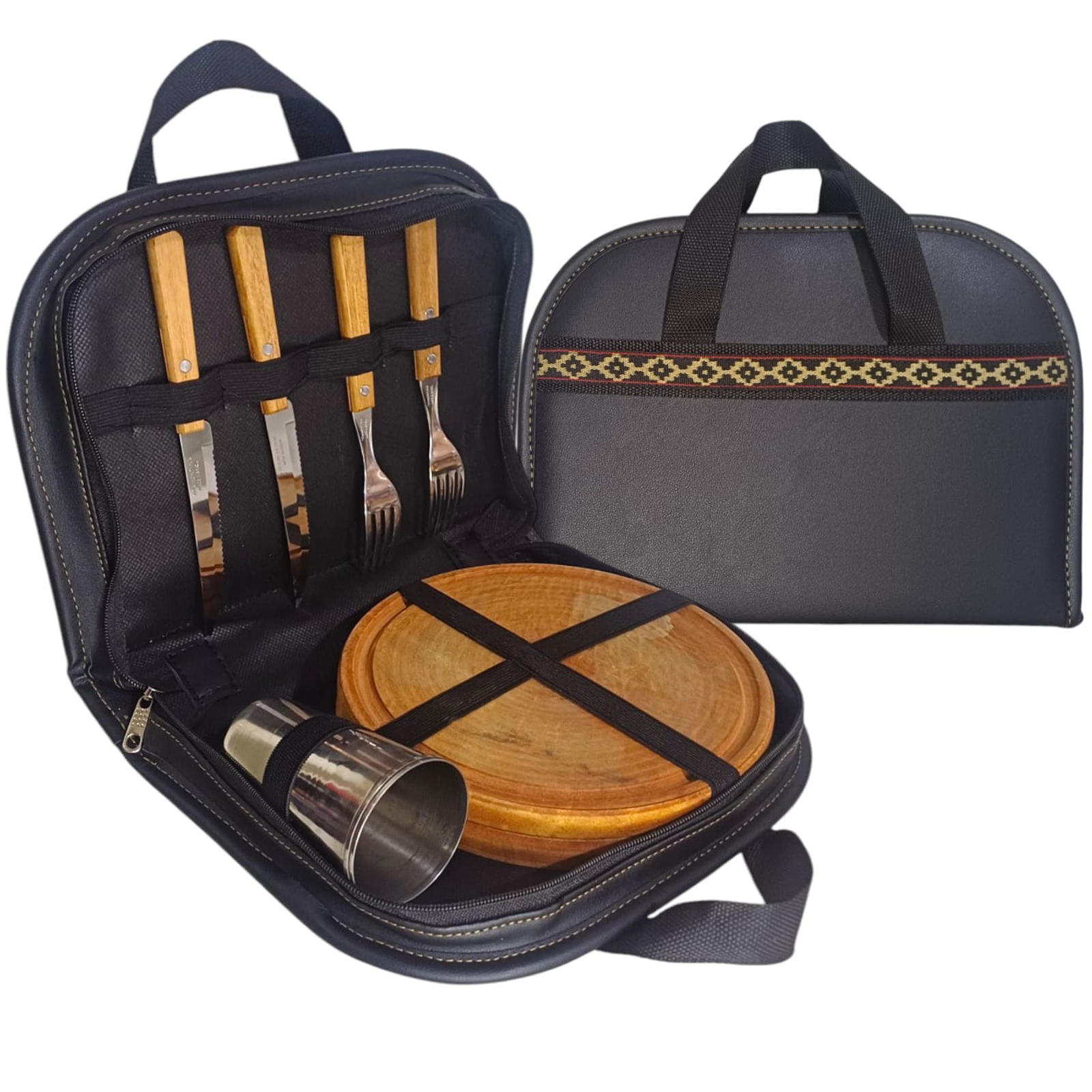 SET DE ASADO- X2 PLATOS DE 22 CM-CUE042R