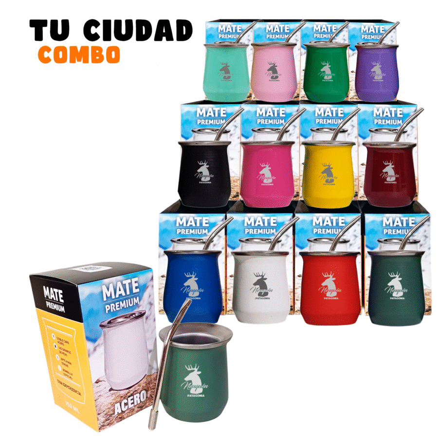 SET DE MATE- ACERO TERMICO- BOX- PROMO101 - Imagen 4