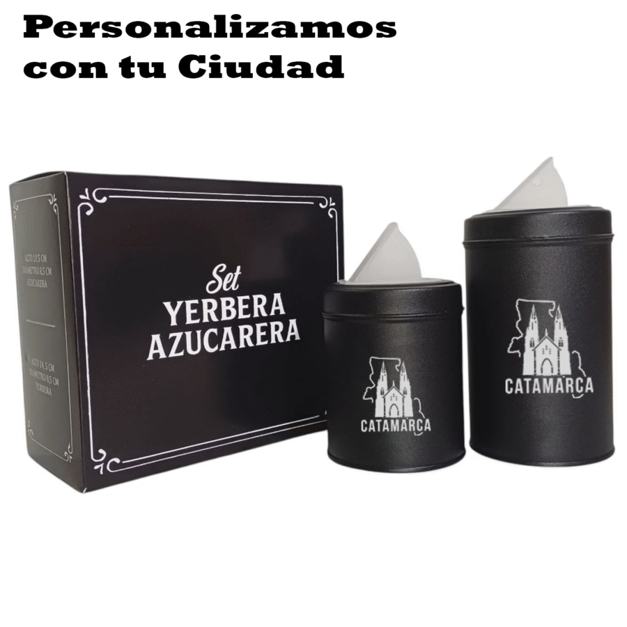 SET DE YERBERA Y AZUCARERA EN CAJA SET622PP - Imagen 4