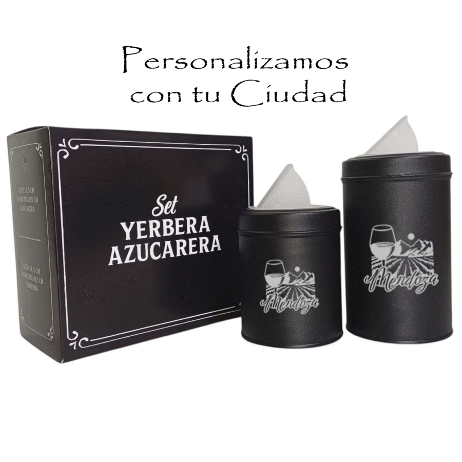 SET DE YERBERA Y AZUCARERA EN CAJA SET622PP - Imagen 5