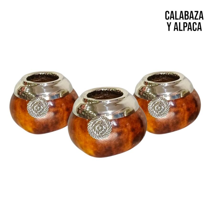 MATE DE ALPACA CON DIJE SIN PIE MAT279 - Imagen 3