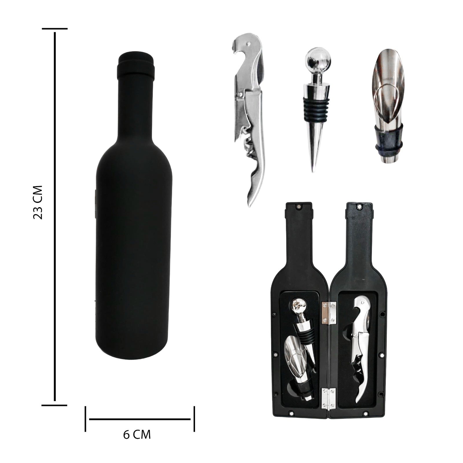 SET DE VINO- 3 PZAS- CH  ASC001