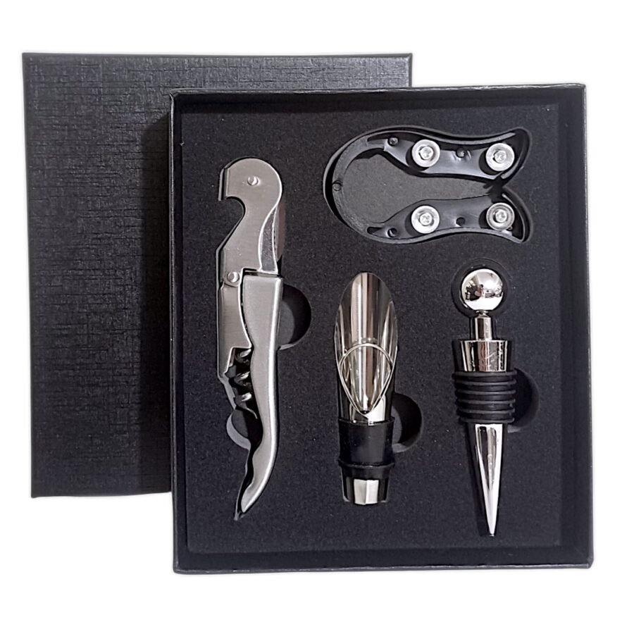 SET DE VINO- 4 PZAS – CAJA ASC008 - Imagen 3