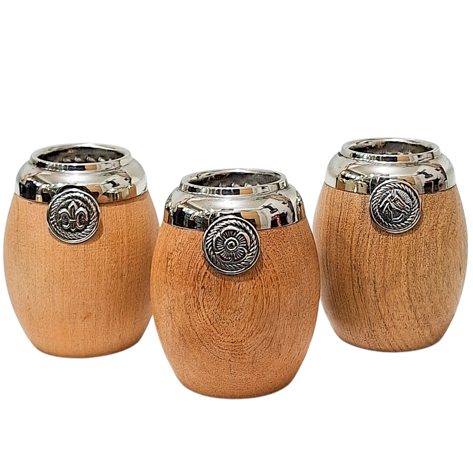 MATE DE CALDEN CON VIROLA Y DIJE DE ALPACA MAT246