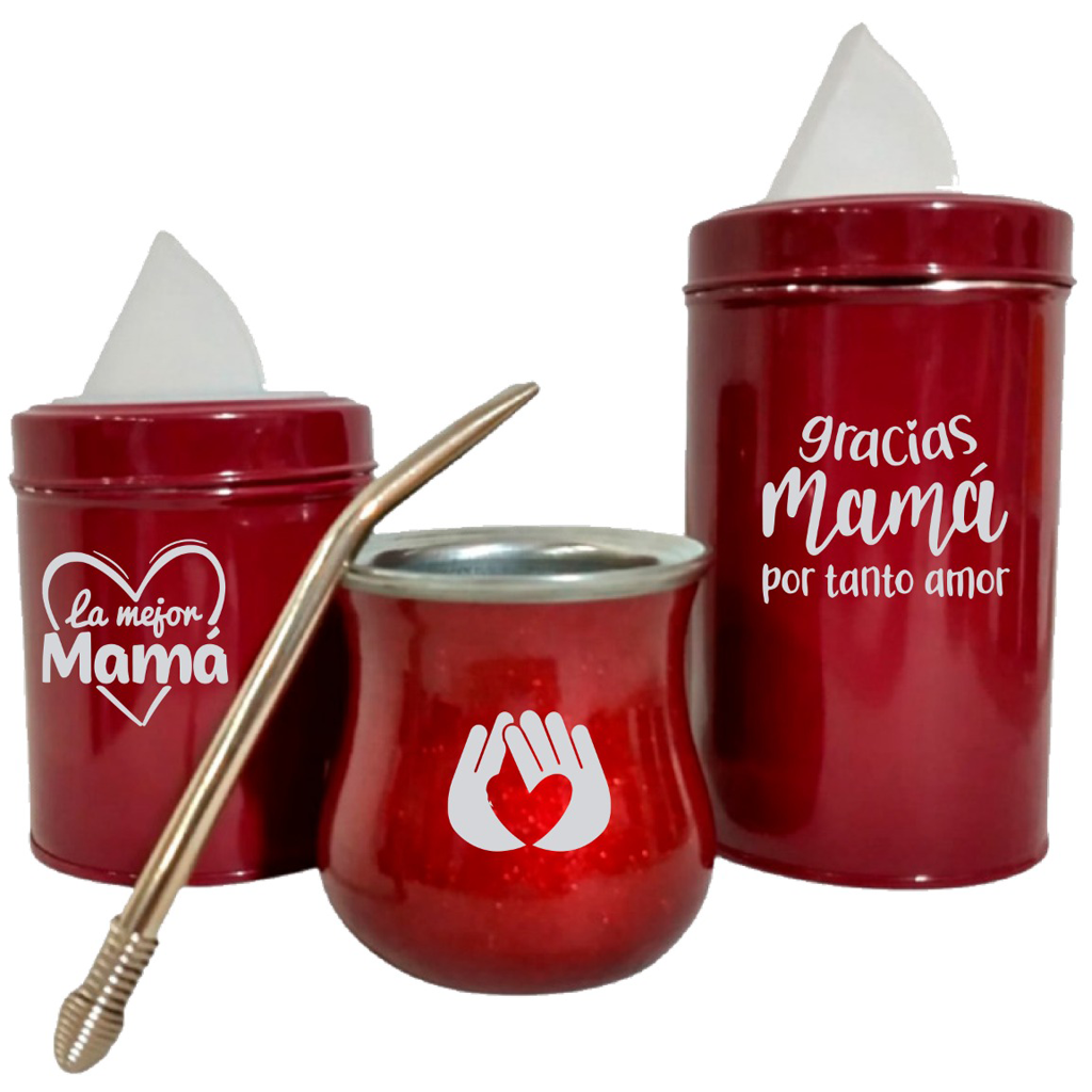 SET DE MATE ACERO+SET DE LATAS+BOM-SET403OG