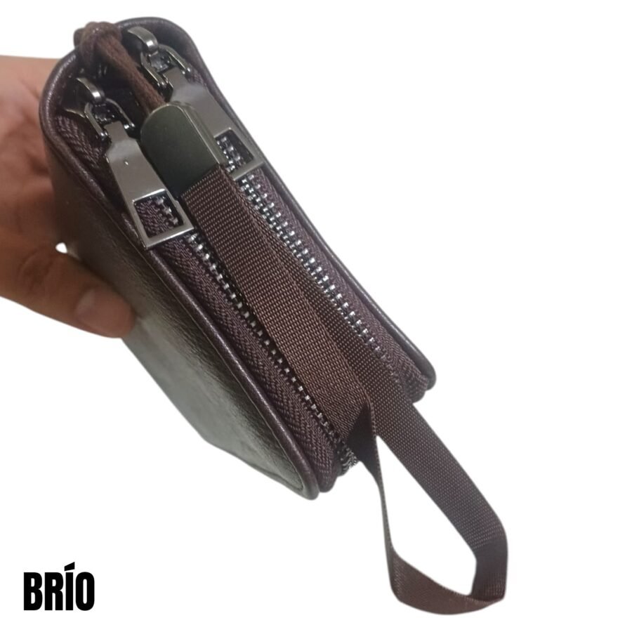 BILLETERA DE HOMBRE BRÍO -CHOCOLATE BID301V - Imagen 2
