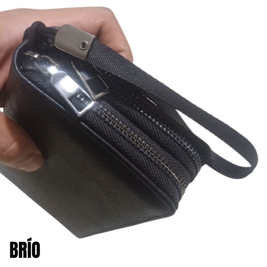 BILLETERA DE HOMBRE BRÍO -NEGRO BID301L - Imagen 9