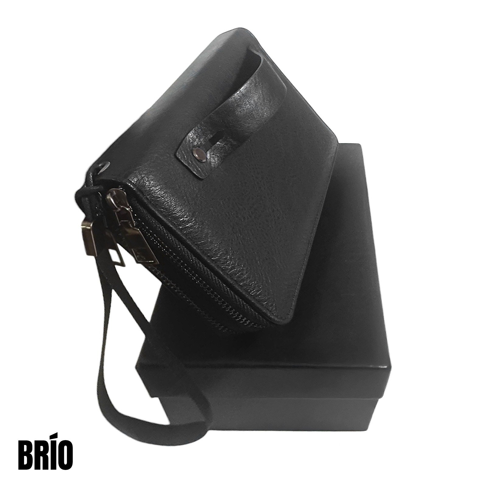 BILLETERA DE HOMBRE BRÍO -NEGRO BID301L - Imagen 10