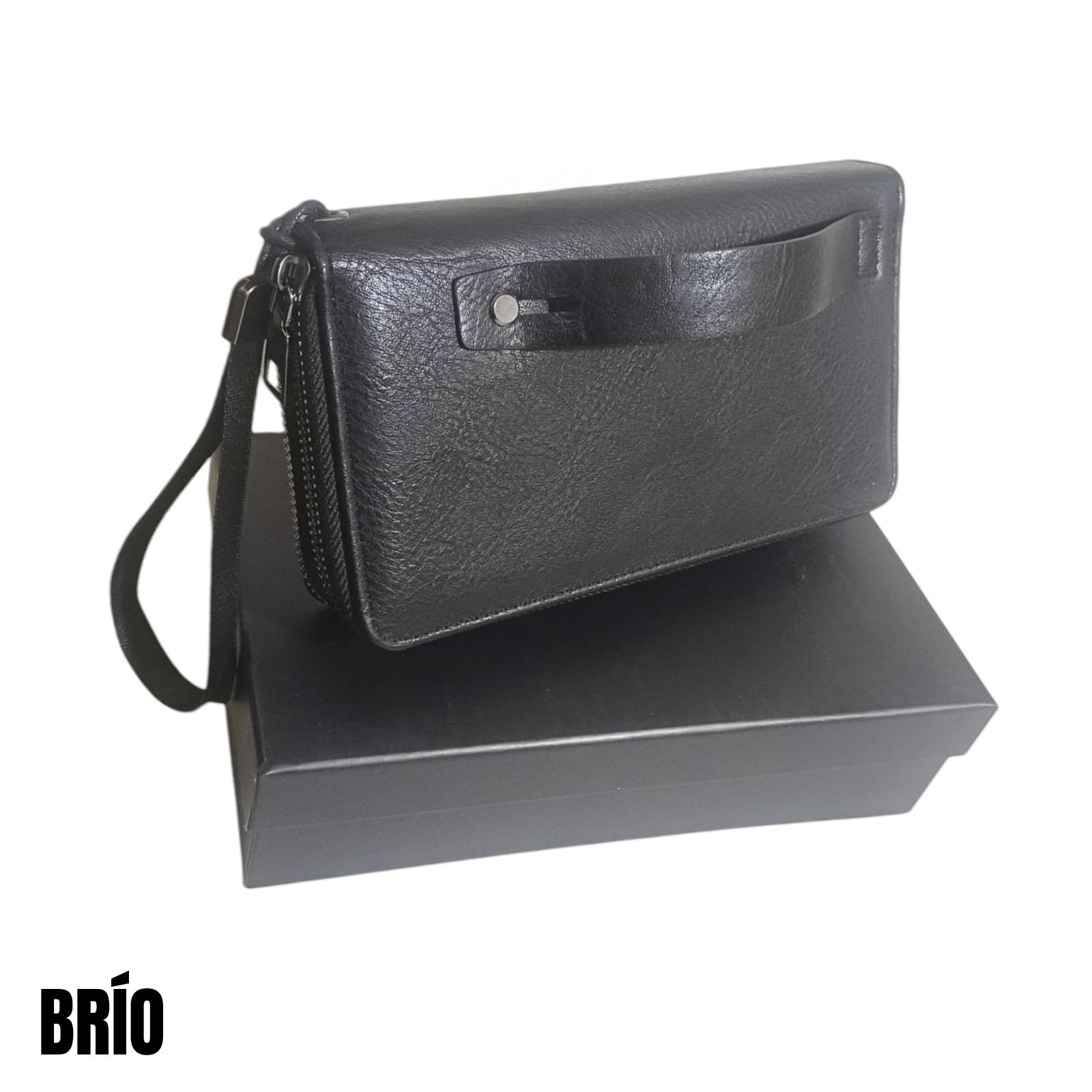 BILLETERA DE HOMBRE BRÍO -NEGRO BID301L - Imagen 2