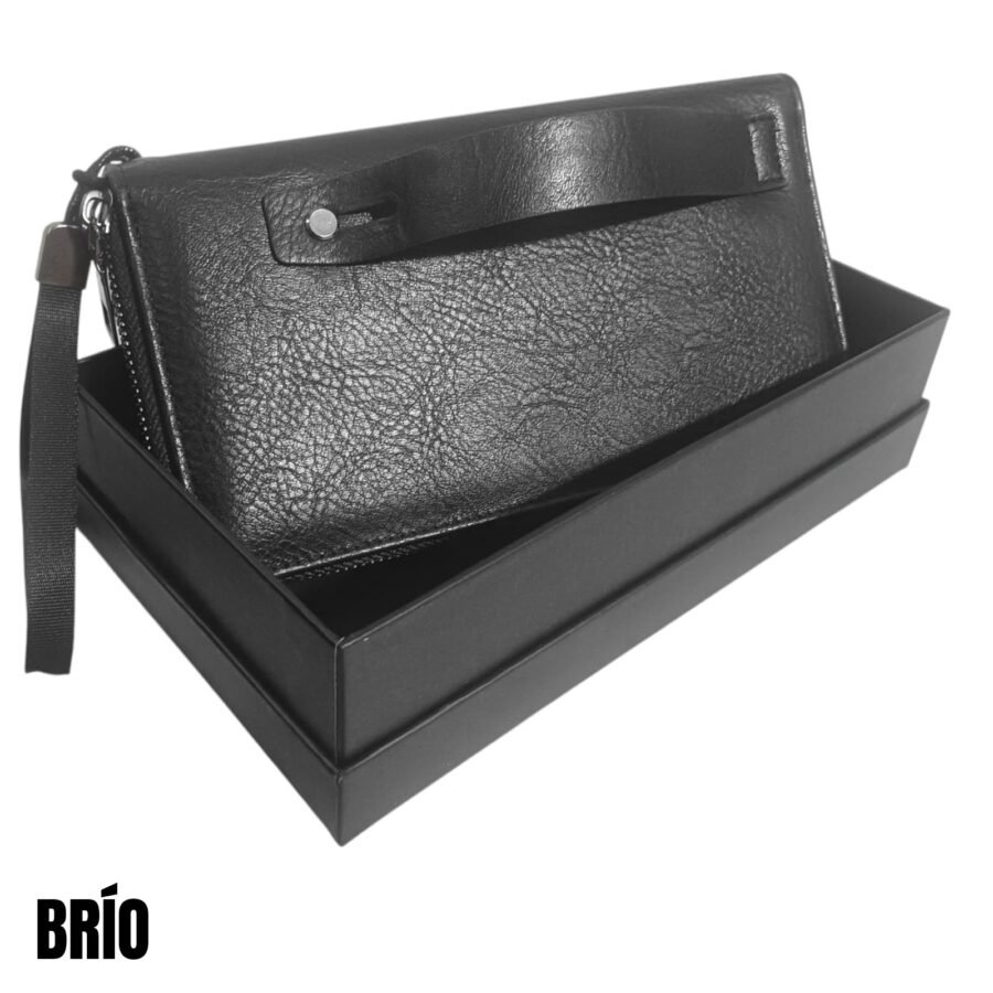 BILLETERA DE HOMBRE BRÍO -NEGRO BID301L - Imagen 3