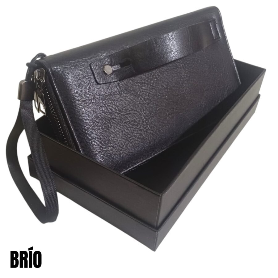 BILLETERA DE HOMBRE BRÍO -NEGRO BID301L - Imagen 11