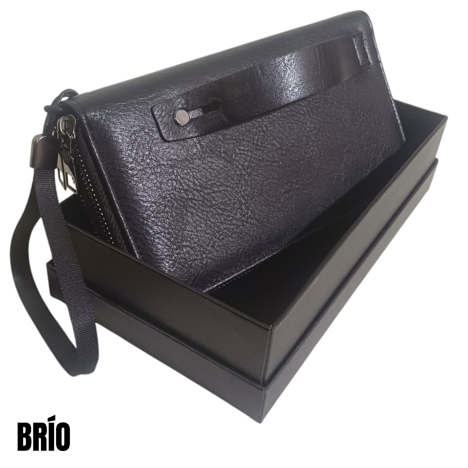 BILLETERA DE HOMBRE BRÍO -NEGRO BID301L - Imagen 11
