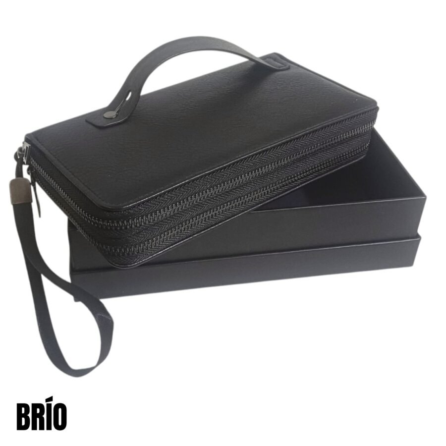 BILLETERA DE HOMBRE BRÍO -NEGRO BID301L - Imagen 4