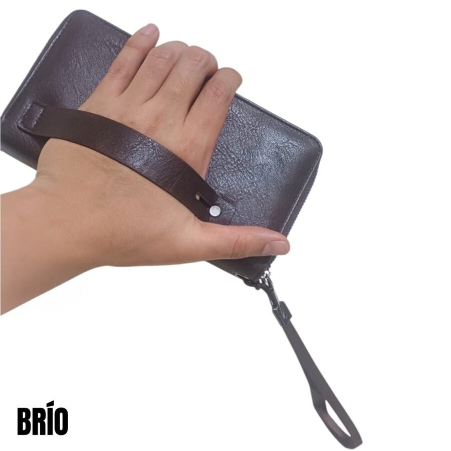 BILLETERA DE HOMBRE BRÍO -CHOCOLATE BID301V - Imagen 8