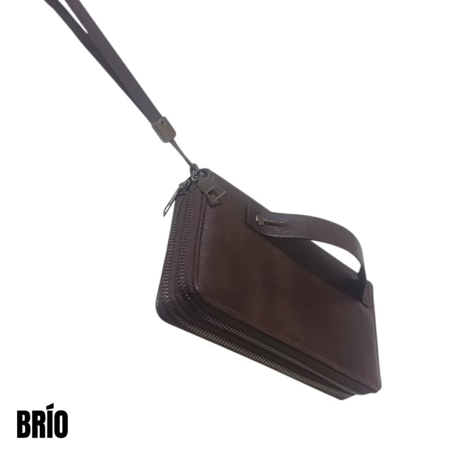 BILLETERA DE HOMBRE BRÍO -CHOCOLATE BID301V - Imagen 10