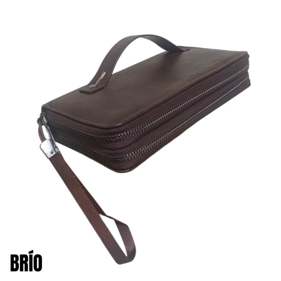 BILLETERA DE HOMBRE BRÍO -CHOCOLATE BID301V - Imagen 15
