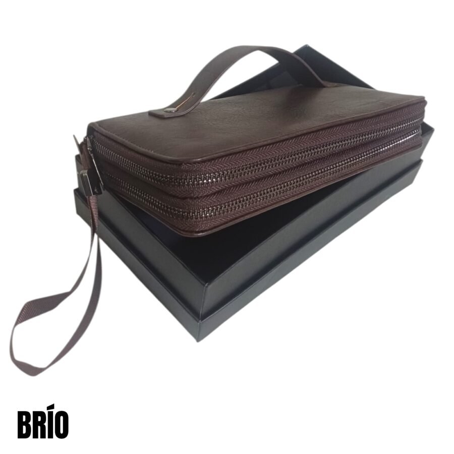 BILLETERA DE HOMBRE BRÍO -CHOCOLATE BID301V - Imagen 17