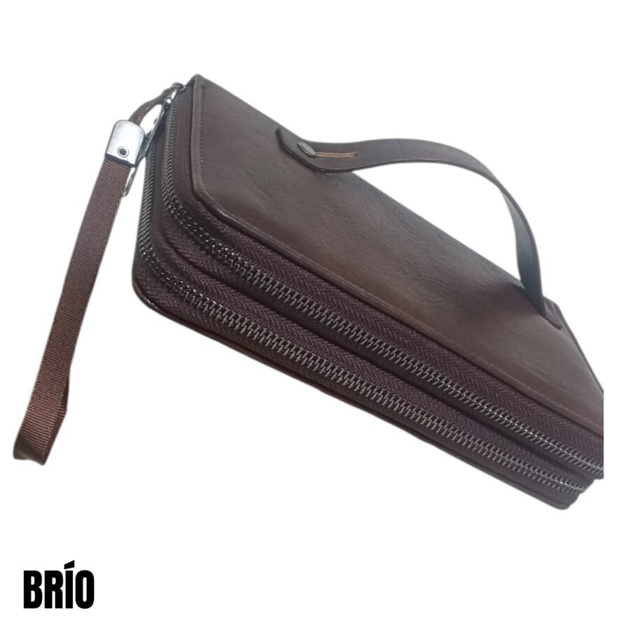 BILLETERA DE HOMBRE BRÍO -CHOCOLATE BID301V - Imagen 18