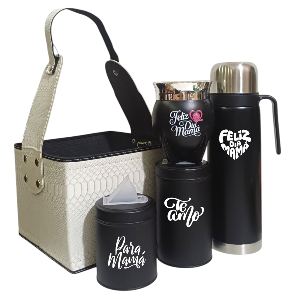 SET DE MATE CANASTO+MATE ACERO SET212DTF