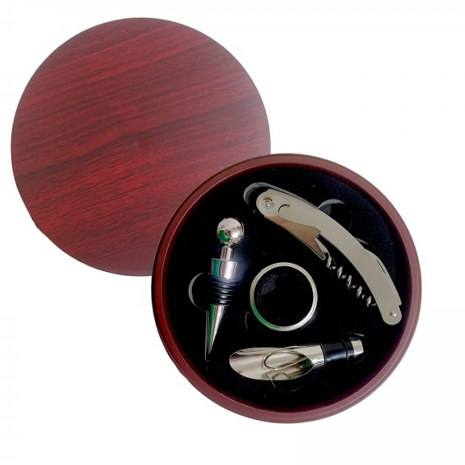 SET DE VINO- 5  PZAS- REDONDO ASC010