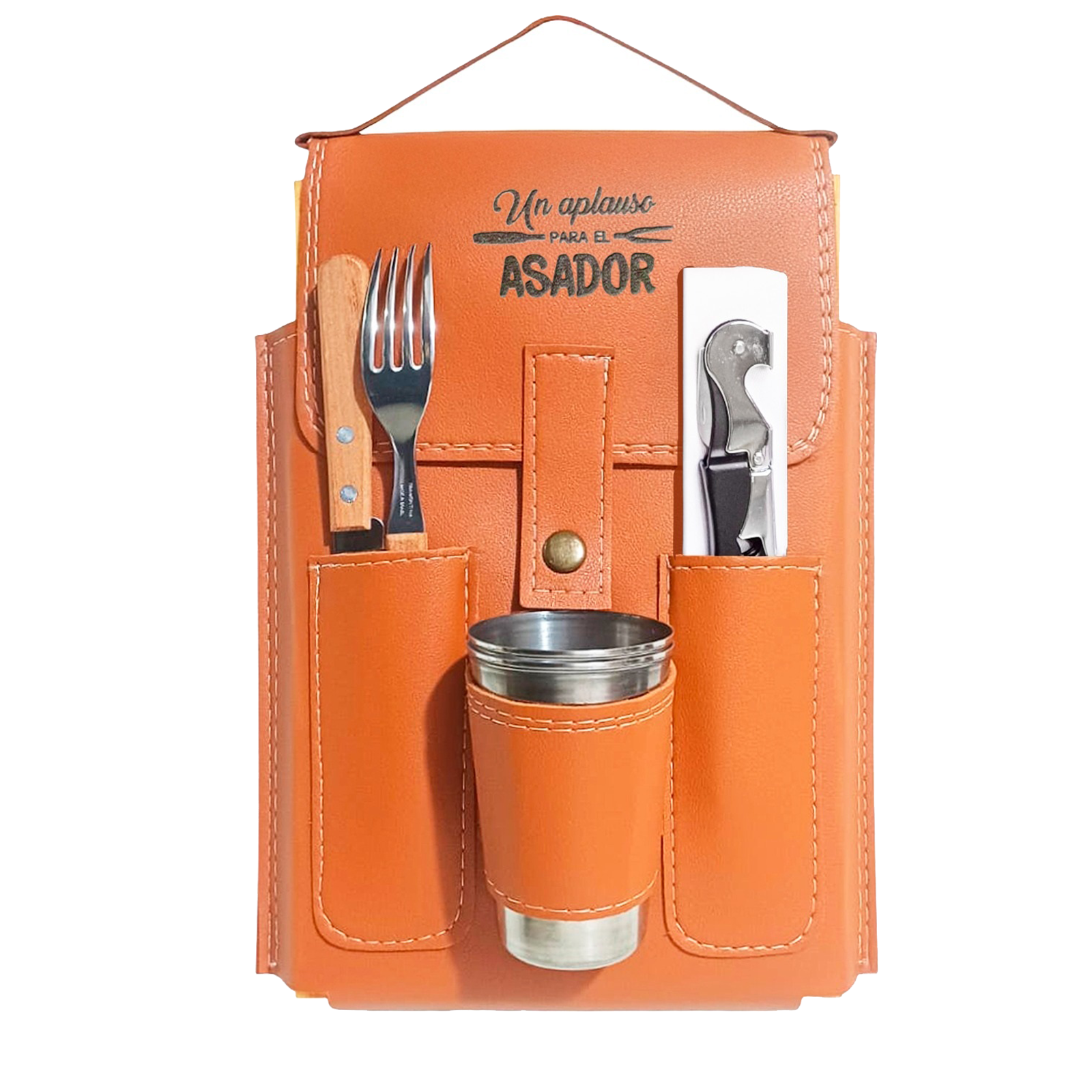 SET DE ASADO CON SACACORCHO PARA UNA PERSONA CUE494SM