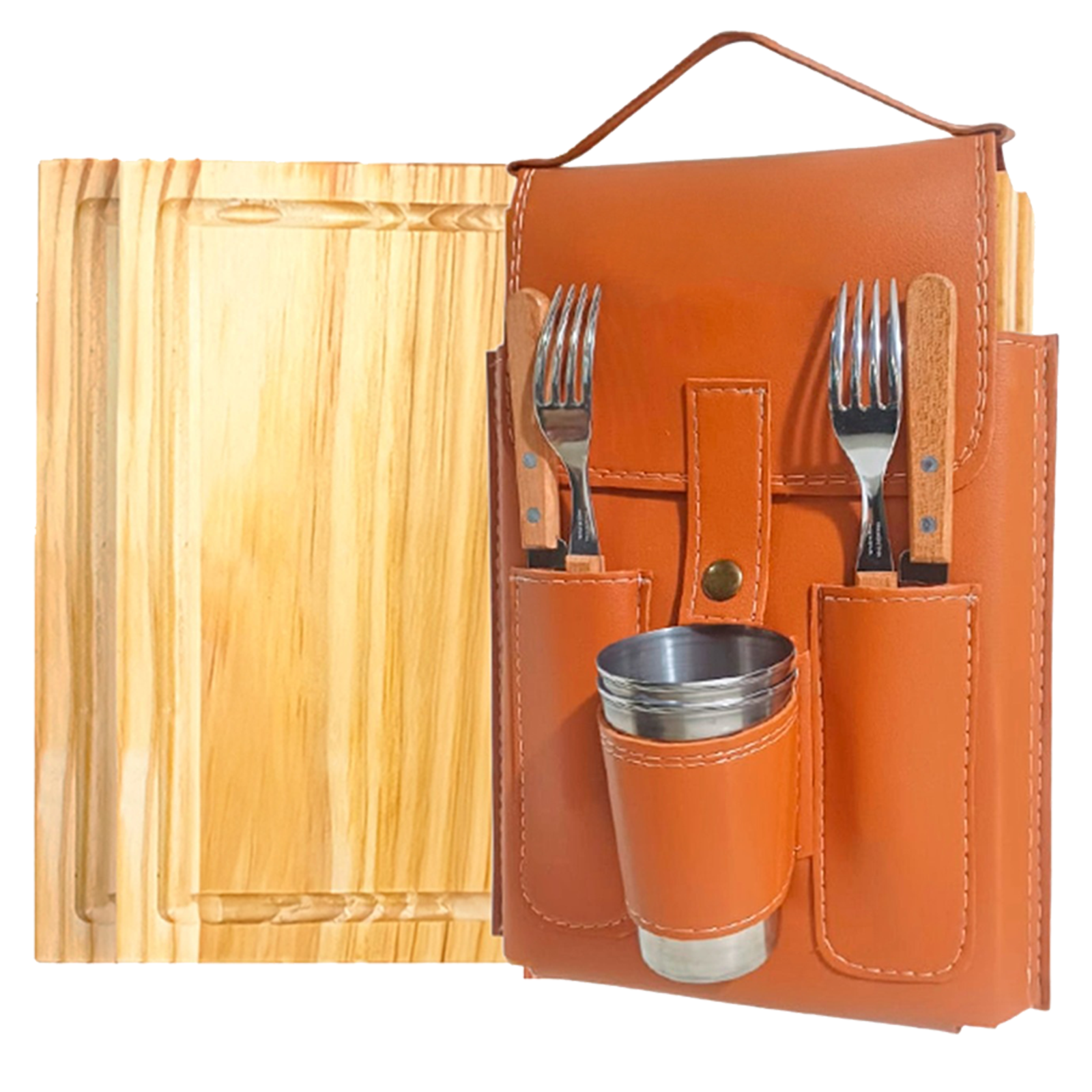 SET DE ASADO-ART167 DOBLE CON O SIN VASO-CUE495M