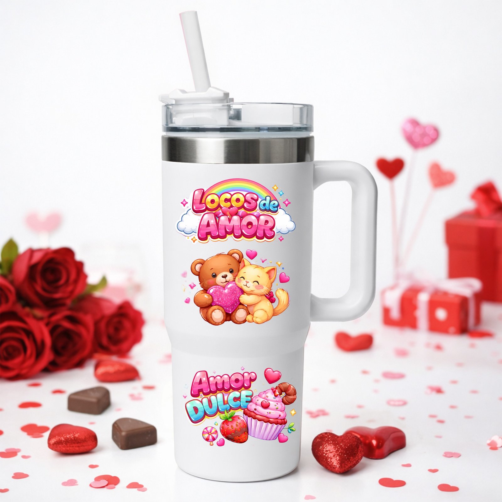 VASO TERMICO CON SORBETE CON DTF MAT154D - Imagen 2