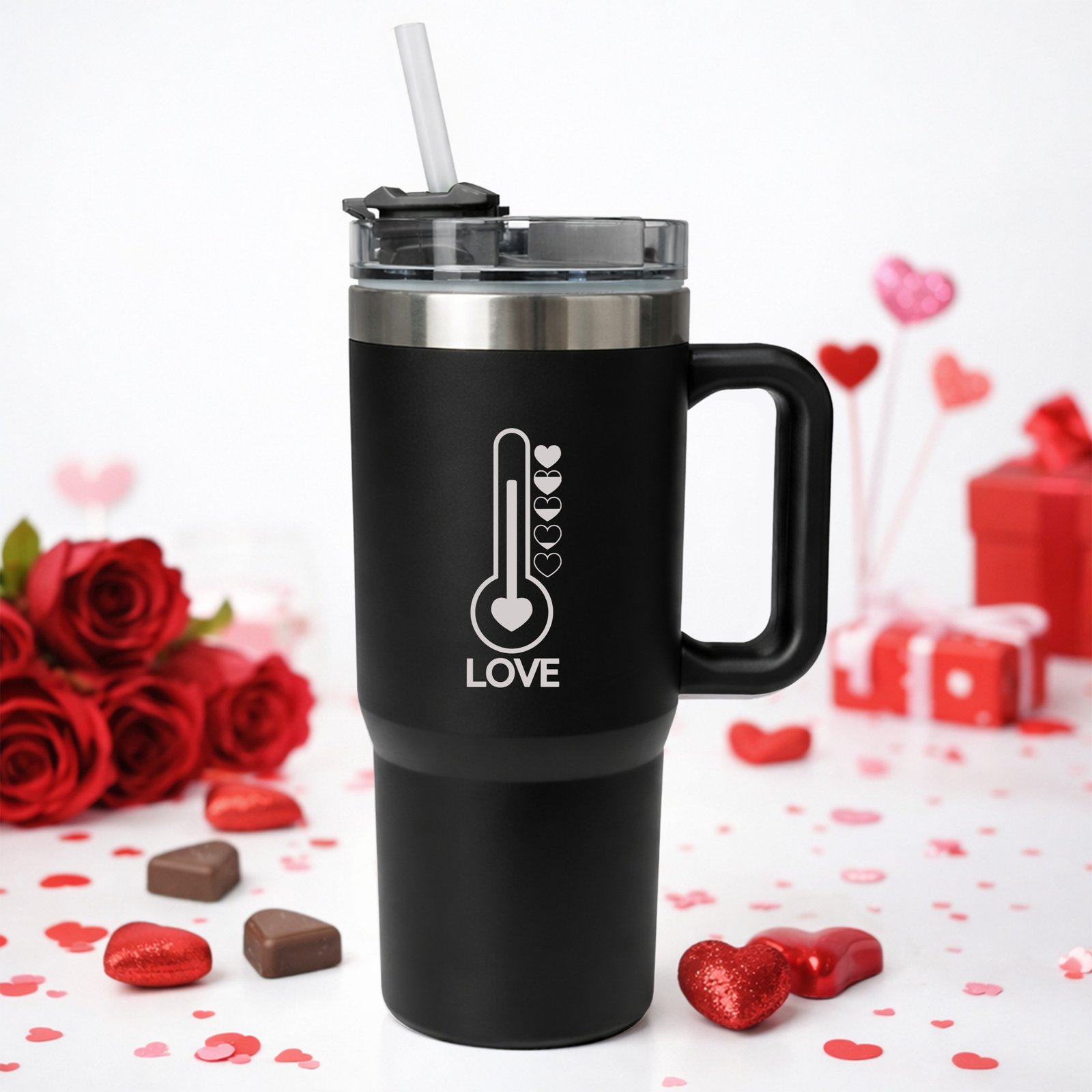 VASO TERMICO CON SORBETE CON GRABADO MAT154G