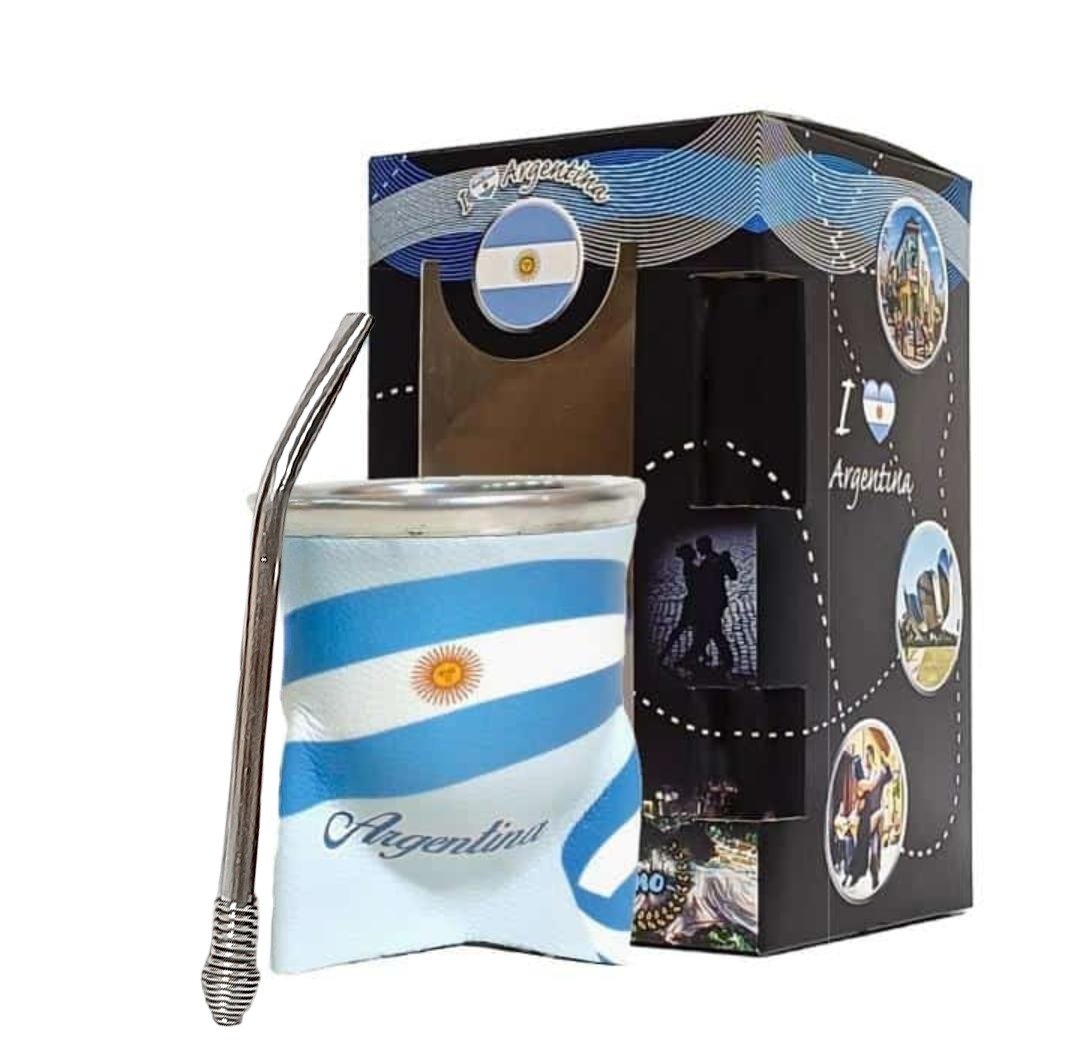 SET DE MATE ARGENTINA C/ CAJA + BOM154- SET089AR2