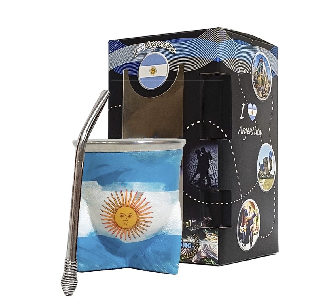 SET DE MATE ARGENTINA C/ CAJA + BOM154- SET089AR1