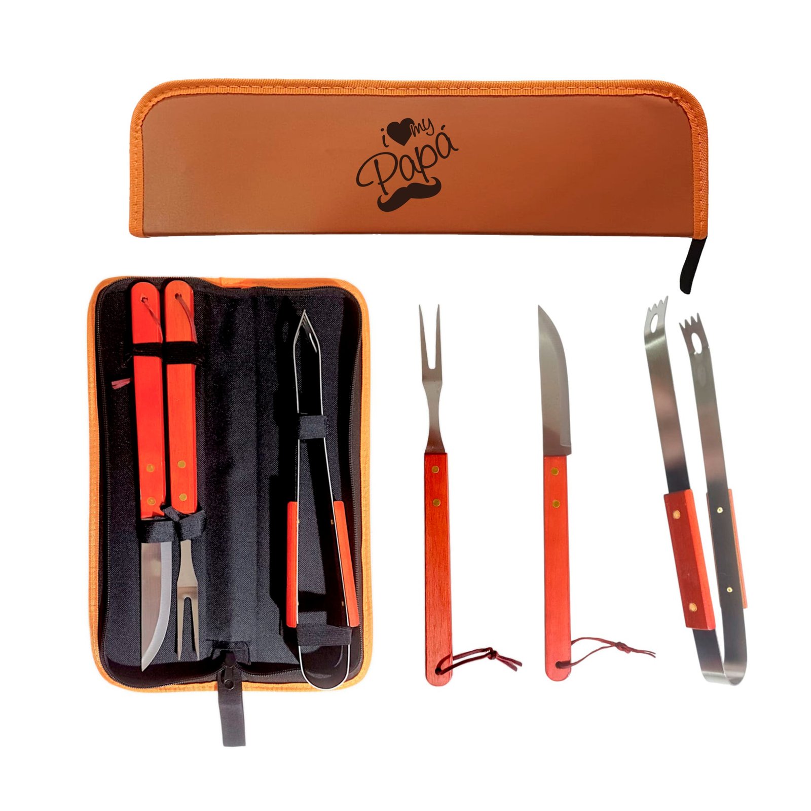 SET DE ASADO PARRILLERO DE 3 PIEZAS-DIA DEL PADRE- SET105GR