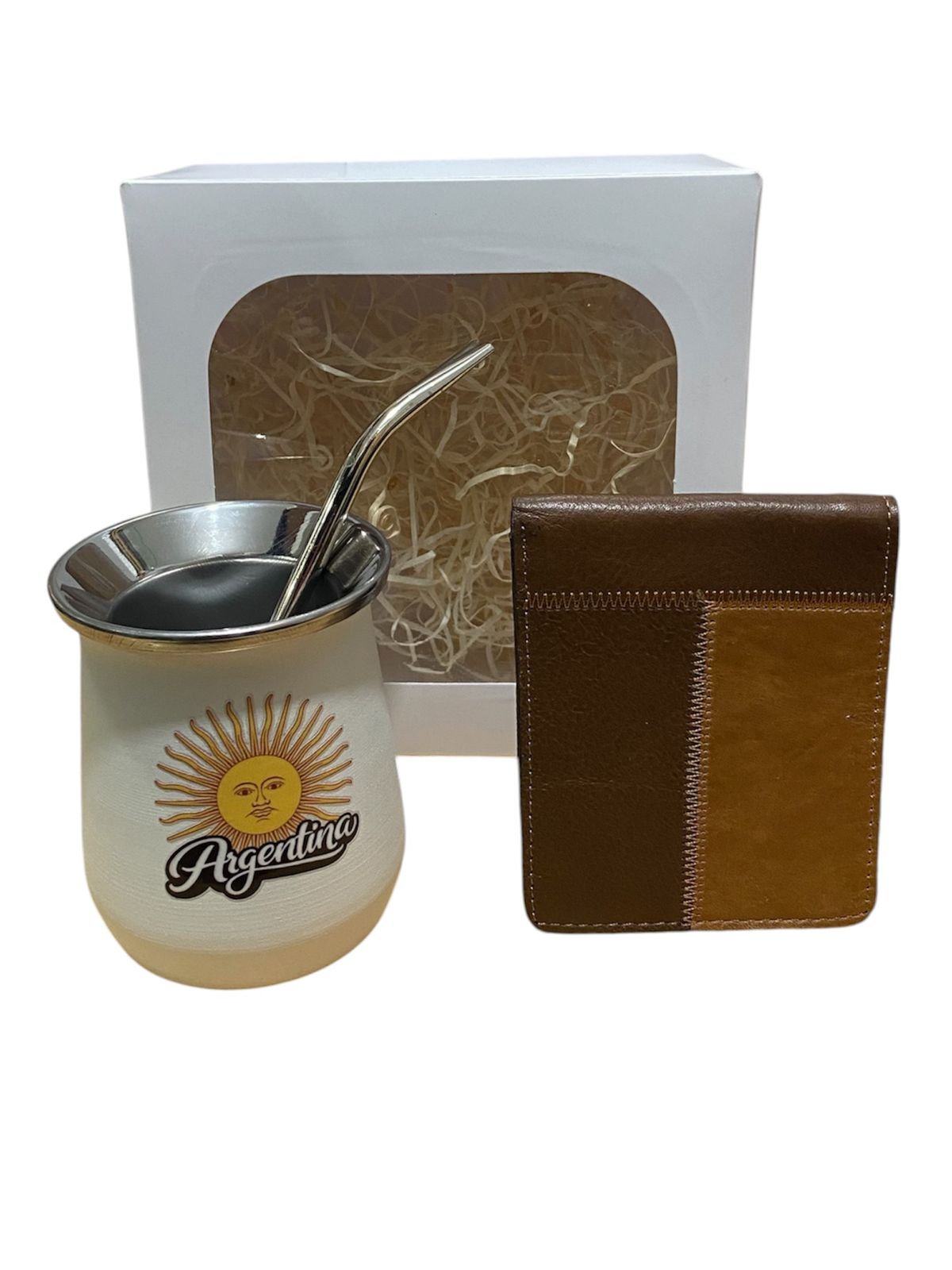 BILLETERA Y MATE CON CAJA -SET107CB1