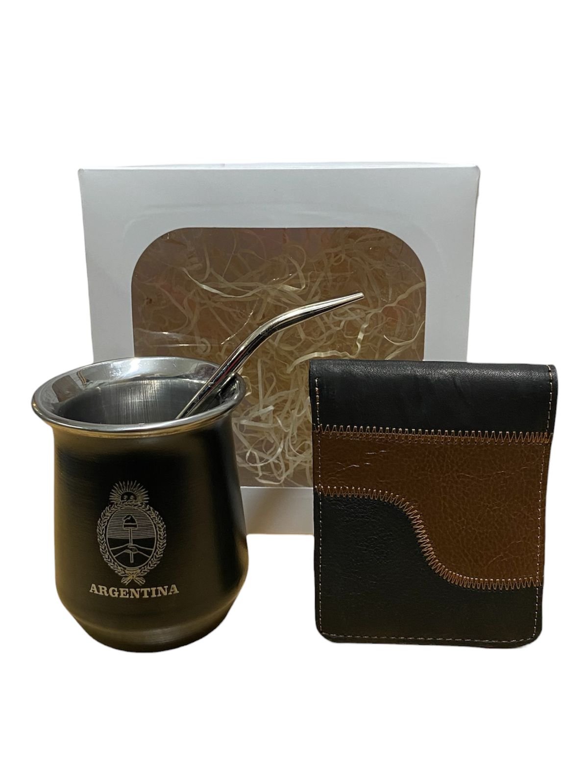 BILLETERA Y MATE CON CAJA -SET107CB