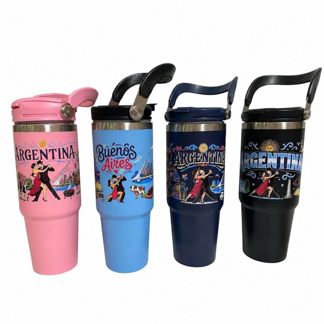 VASO TERMICO CON MANIJA 900ml- ARGENTINA - MAT153AR