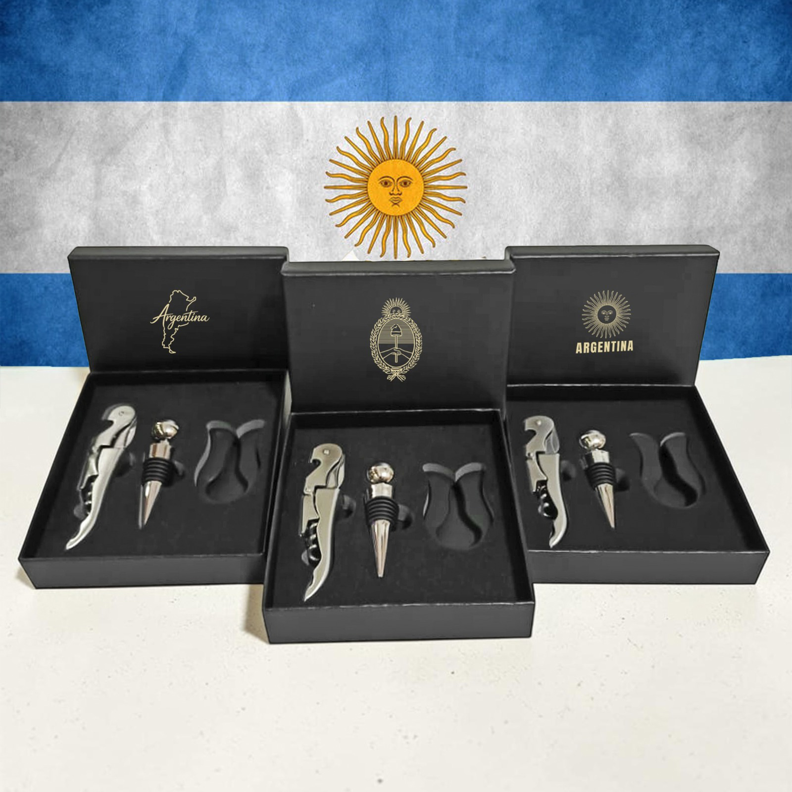 SET VINO 3 PZAS - DIA DEL PADRE– ASC007G