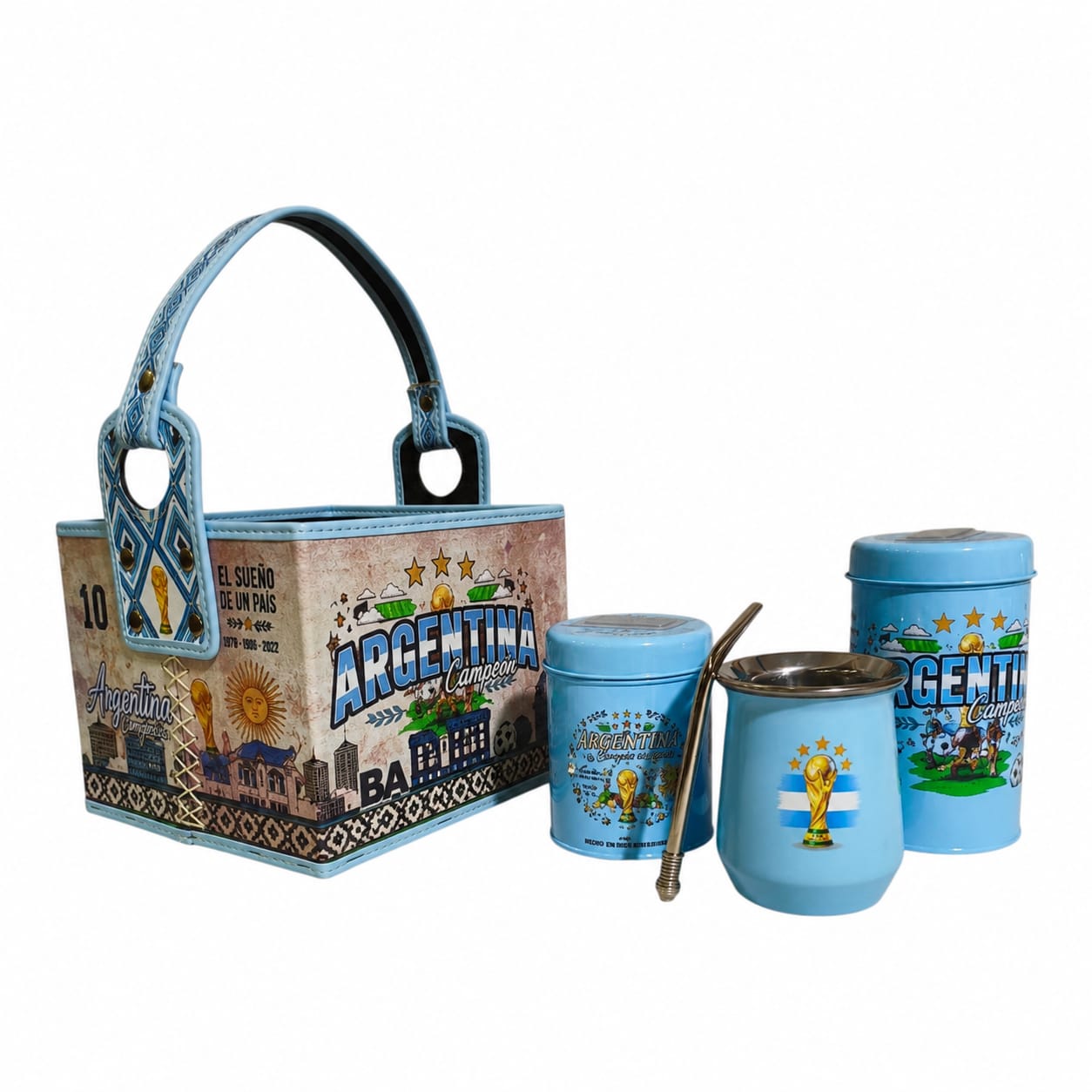 SET DE MATE ARGENTINA -5 PZS- SET211ARG2