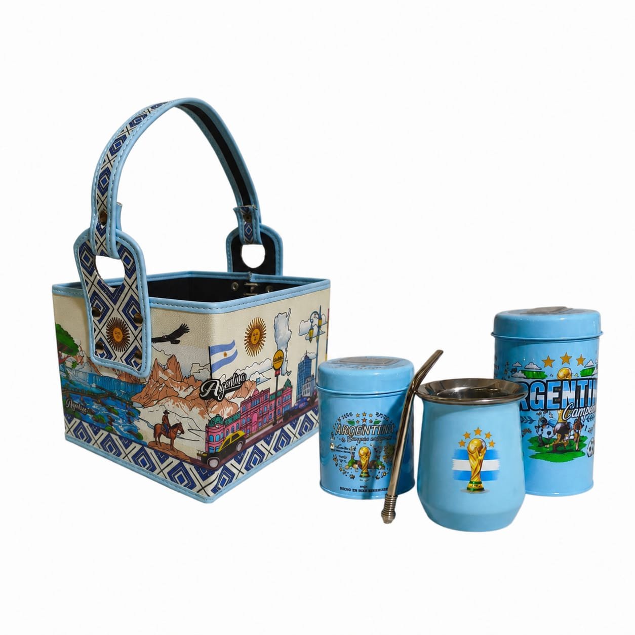 SET DE MATE ARGENTINA -5 PZS- SET211ARG4