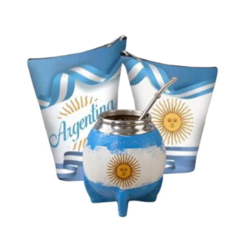 Mate torpedo -Yerb, Azuc y bom -SET072ARGT1