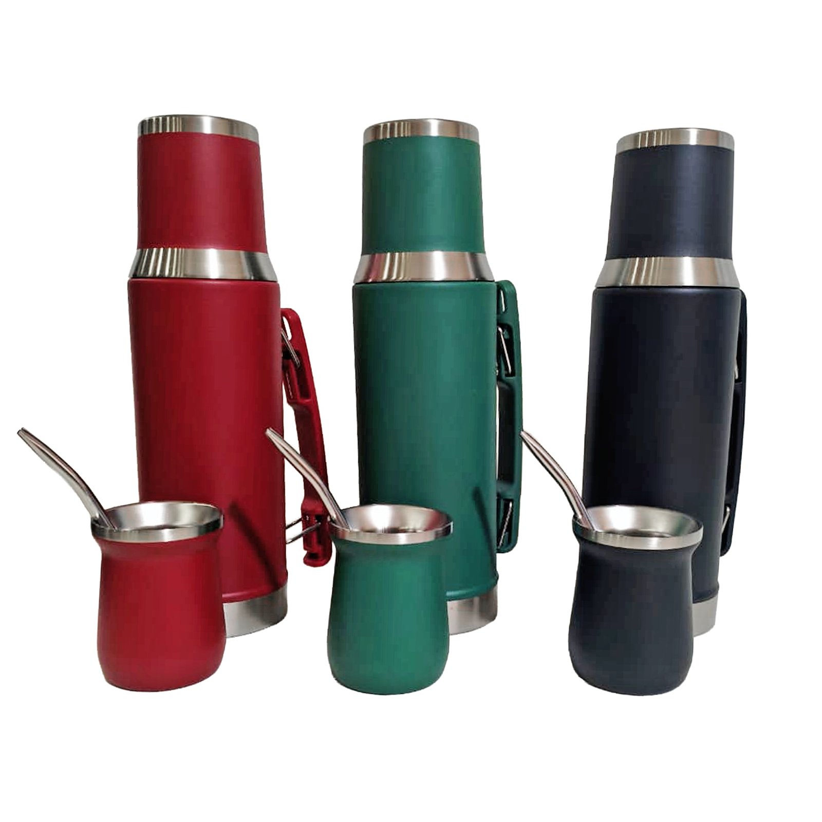Mate de acero y termo 1lt