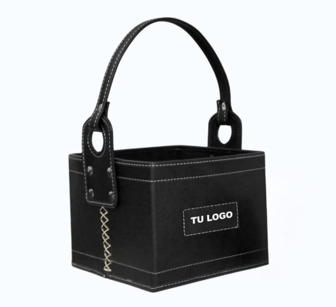 Canasto Cuadrado de Ecocuero BAG105LP1