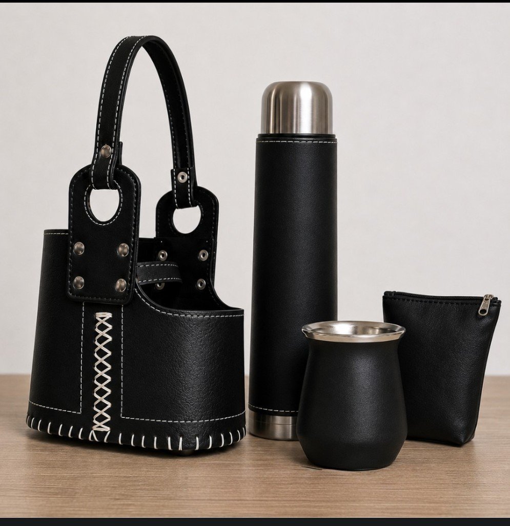Set de mate – yerb S y b 5 pzs con termo - SET210L
