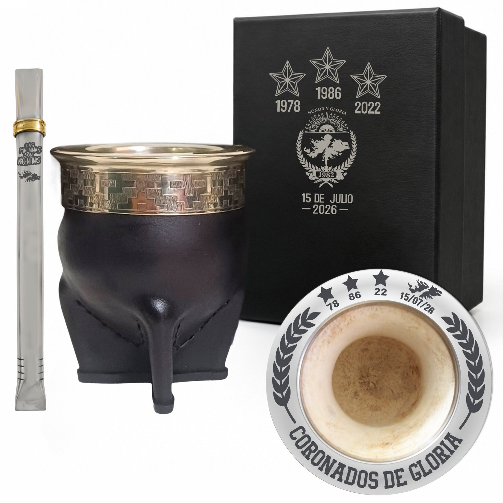 Mate imperial Malvinas cal y bpl box pr-SET711emv