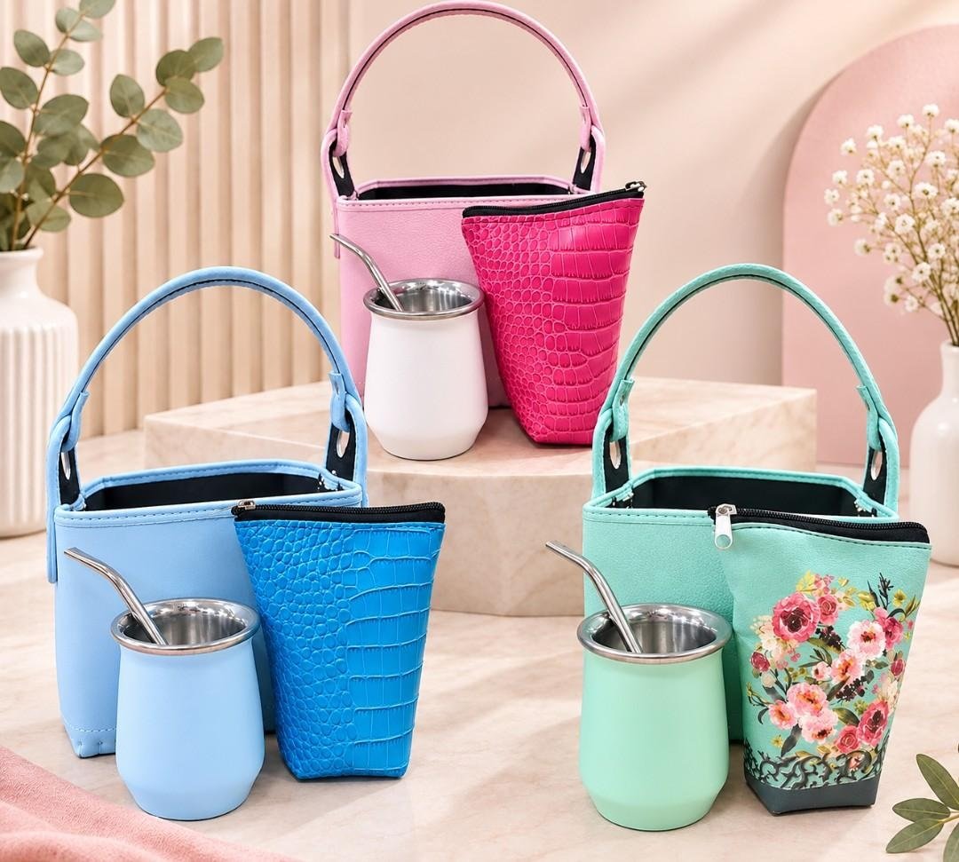 SET DE CANASTO CON MATE ACERO TERMICO SET208