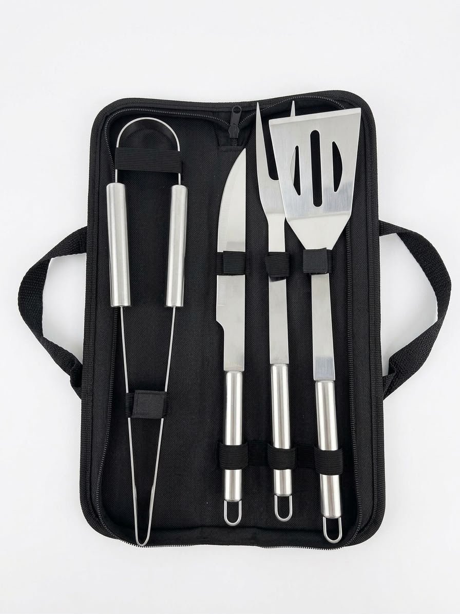 Set Asador Parrillero 4 Piezas - Imagen 2